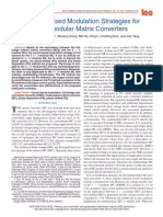 2016 Carrier-Based Modulation Strategies For Multimodular Matrix Converters