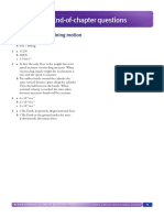 Answers To End-Of-Chapter Questions: 3 Dynamics - Explaining Motion Dynamics - Explaining Motion