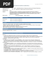 LCSF - Wireless Communications Laboratory: Teaching Unit: Academic Year: Coordinating Unit