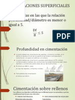 Cimentaciones Superficiales