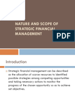 Nature and Scope of Strategic Financial Management