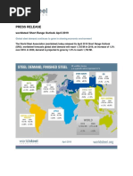 Worldsteel Short Range Outlook April 2019 - Press Release (Final)