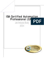 ISA Certified Automation Professional CAP