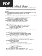 Madeline Albrittain Resume 2019