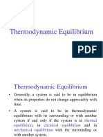 Lecture #3 Thermodynamic Equillibrium