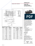 Single IGBT A-Series Module CM600HA-24A: 600 Amperes/1200 Volts