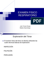 Examen Fisico Respiratorio