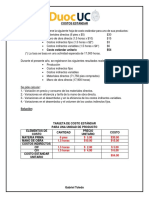 Costos Estandar Ejercicio N 1