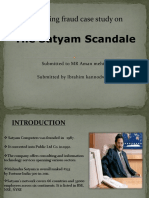 The Satyam Scandale (By Me Written 111