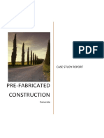 Pre-Fabricated Construction: Case Study Report