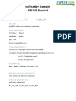 1.2 Test Case Specification Sample PDF