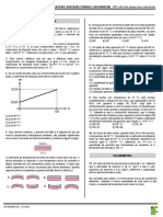 Lista de Exercícios - Dilatação Térmica e Calorimetria PDF