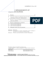 Security Arrangements of Radiation Sources: 1 G 3 2 T 3 3 P 4 4 S 4