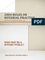 2004 Rules On Notarial Practice