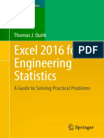 Excel 2016 For Engineering Statistics PDF