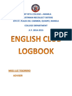 English Club Logbook