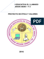 Proyecto de Ética y Valores