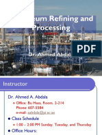 CHEG421 Petroleum Refining and Processin PDF