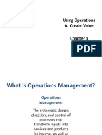 Using Operations To Create Value