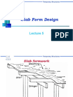 Slab Form Design