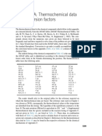 Appendix A Thermochemical Data and Conversion Factors 2015 Combustion