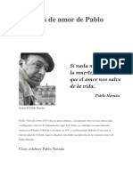 60 Frases de Amor de Pablo Neruda