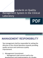 Manual of Standards On Quality Management System in