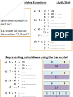 Bar Modelling Maths