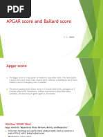 APGAR Score and Ballard Score: K. C. Janak