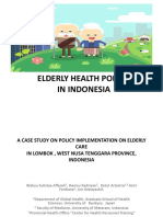 Elderly Health Policy Minute