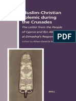 Muslim-Christian Polemic During The Crusades The Letter From The People of Cyprus and Ibn Abi Talib Al-Dimashqi's Response PDF