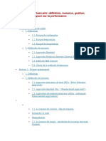 Gestion Du Risque Bancaire: Définition, Mesures, Gestion, Déterminants Et Impact Sur La Performance