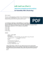 Profit & Loss (Part-1) Compiled by Gazi Salauddin