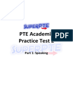 PTE Speaking Mock Test 2 PDF