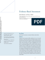 Evidence-Based Assessment: John Hunsley and Eric J. Mash