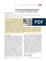 Nanocystals of Hematite With Unconventional Shape-Truncated Hexagonal Bipyramid and Its Optical and Magnetic Properties