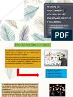 Manual de Procedimiento Contable de Un Empresa de Servicios