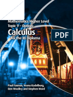 Mathematics HL - OPTION 9 Calculus - Fannon, Kadelburg, Woolley and Ward - Cambridge 2012 PDF