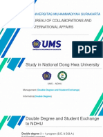 Universitas Muhammadiyah Surakarta: Bureau of Collaborations and International Affairs