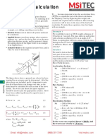 Thrust Calculations