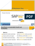 Introducing SAP Business One: A Single Solution With Complete Small Business Essentials