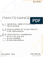 Elna Supermatic Mechanical Handbook E3