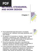 323 Chapter 1 Methods, Standards, and Work Design