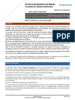 Gabarito Justificado - Direito Tributário