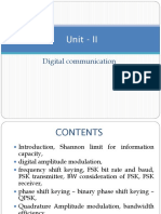 Unit - II: Digital Communication