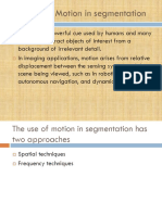 Unit-6bThe Use of Motion in Segmentation