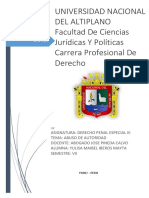 Derecho Penal III, Abuso de Autoridad