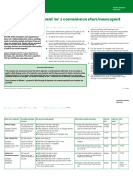 Example Risk Assessment For A Convenience Store/newsagent: How Was The Risk Assessment Done? Setting The Scene