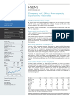 i-SENS: (Company Visit) Effects From Capacity Expansion To Materialize