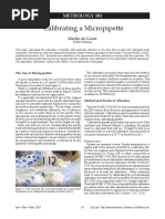 Calibrating A Micropipette: Metrology 101